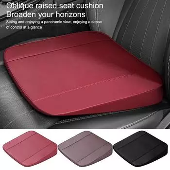 Подушка для автомобильного сиденья Wedge Seat Improve Driver Vision Accessories Interior Cushion Design Butt Extra Ergonomic Pad Auto Thicke T5L6