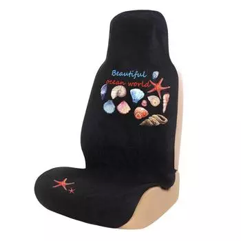 Подушка для автомобильного сиденья, водопоглощающая полиэфирная махровая ткань, пляжная подушка с красочным принтом