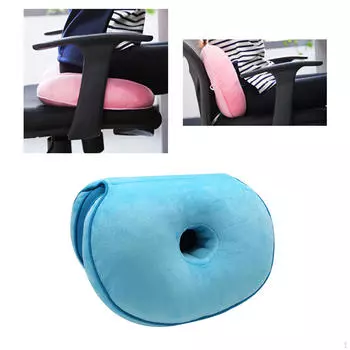 Подушка для автомобиля, дома и офиса синий