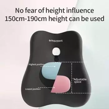 Подушка для автомобиля Подушка для шеи из пеноматериала с эффектом памяти Поддержка шейного и поясничного отделов Подголовник для автомобиля Подушка для спины Офисные аксессуары для салона автомобиля