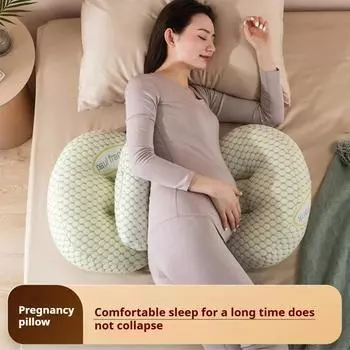 Подушка для беременных из чистого хлопка, многофункциональная подушка, боковая подушка для сна, U-образная подушка для сна, подушка для кормления грудью