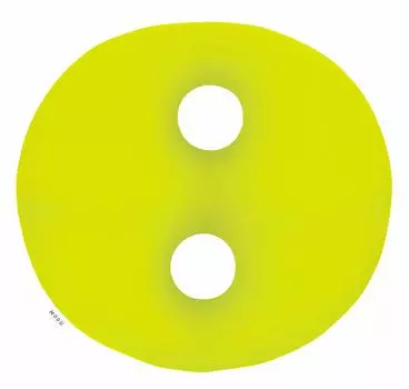 Подушка для бисера MOGU желто-зеленая светло-зеленая размер M Body Joy средняя длина 001392 (Всего приблизительно. 50см)