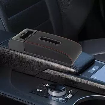 Подушка для центральной консоли автомобиля, подлокотник, подушка для автомобиля с карманом и коробкой для салфеток, чехлы для подлокотников, протектор для внедорожника, грузовика