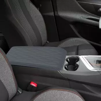 Подушка для центральной консоли автомобиля, подлокотник, мягкая пена с эффектом памяти, искусственная кожа, удобная, водостойкая, для салона автомобиля серый