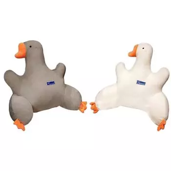Подушка для чтения Goose, поддержка спины для сидения в кровати, подушка для отдыха на кровати, игровое кресло, просмотр телевизора, украшение для спальни белый