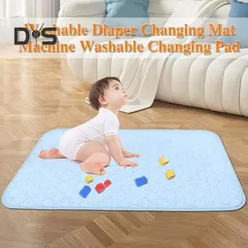 Подушка для детского подгузника, моющаяся многоразовая защита для пеленания, мягкий материал, большой размер, коврик для пеленания новорожденных, коврик для пеленания ребенка белый