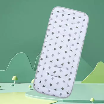Подушка для детской коляски, подушки для сиденья, коврик для тележки, дышащая подкладка для новорожденного, подкладка для детской коляски stars