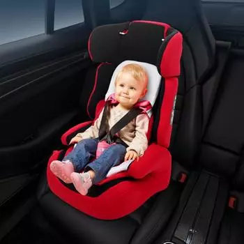 Подушка для детской коляски, вставка для сиденья автомобиля, подушка для поддержки головы и тела, коляска, термоматрас, сетчатая дышащая линия чёрный