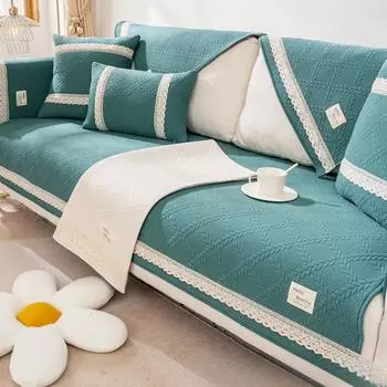 Подушка для дивана Air Cotton Four Seasons Универсальная Простая Современная Нескользящая Однотонная Подушка Чехол для дивана Ткань 70*70cm