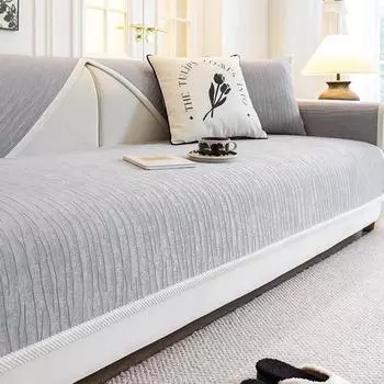 Подушка для дивана All Seasons Universal New Entry Luxury Non-Slip High Level Leather Sofa Cover Fabric 70x70