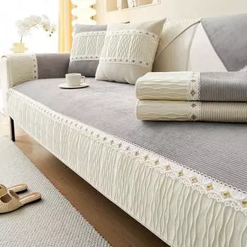 Подушка для дивана Corduroy Non-Slip, универсальная, простая, однотонная, на четыре сезона, подушка для сиденья из цельного дерева для осени и зимы 70*70cm