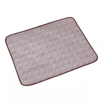 Подушка для дивана для питомцев на лето, напольная подушка для собак, подушка для кошек со льдом, весенне-летняя прохладная подушка для кошек, подушка для сна из ледяного шелка One Size коричневый