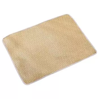 Подушка для дивана для питомцев на лето, напольная подушка для собак, подушка для кошек со льдом, весенне-летняя прохладная подушка для кошек, подушка для сна из ледяного шелка M оранжевый