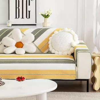 Подушка для дивана, дышащая подушка для дивана, нескользящая, не выцветающая, чехол из ткани, универсальное полотенце для подлокотника Four Seasons 70*70cm