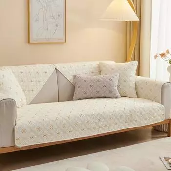 Подушка для дивана Four Seasons Cotton, нескользящая хлопковая ткань, простой современный универсальный чехол, полотенце, лето, новинка, лето 70*70cm