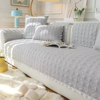 Подушка для дивана Four Seasons General Fabrics Simple Modern Fresh Чехол для дивана Полотенце Зимний трехместный 70*70cm