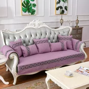 Подушка для дивана Four Seasons из хлопка и льна. Тканевая подушка. Твердый льняной чехол для дивана. Нескользящий ретро-бежевый кофейный цвет. 70*70