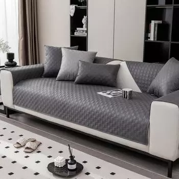 Подушка для дивана Four Seasons Modern High-end Light Luxury Style Водонепроницаемый противоскользящий коврик с антипригарным покрытием Меховая наволочка 70*70cm