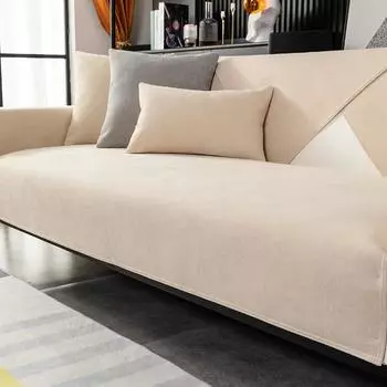 Подушка для дивана Four Seasons Universal Chenille Cushion Cloth Leather Sofa Non-Slip Backrest Handrest Towel 70x70