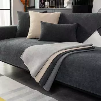 Подушка для дивана Four Seasons Universal Chenille Cushion Cloth Leather Sofa Non-Slip Backrest Handrest Towel 70x70