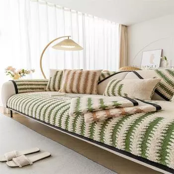 Подушка для дивана Four Seasons Universal нескользящая подушка из шенилла, новый универсальный чехол для дивана, ткань для чехла 70x70cm 1pc