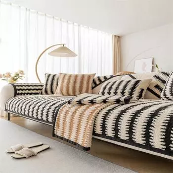 Подушка для дивана Four Seasons Universal нескользящая подушка из шенилла, новый универсальный чехол для дивана, ткань для чехла 70x70