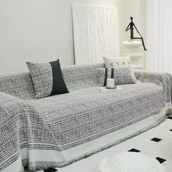 Подушка для дивана Four Seasons Universal Non-Slip Подушки для сидений Simple Modern Living Room Кожаный чехол для дивана Чехол Ткань 180*130cm