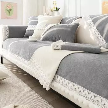 Подушка для дивана Four Seasons Universal Non-Slip Подушка Минималистский кожаный чехол для дивана Ткань 70*70cm