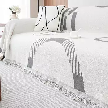 Подушка для дивана Four Seasons Universal Non-Slip Подушки для сидений Simple Modern Living Room Кожаный чехол для дивана Чехол Ткань 180*130cm