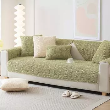 Подушка для дивана Four Seasons Universal Plush Подушка для дивана Чехол из овечьей шерсти Зимний утолщенный чехол Полотенце 70*70cm