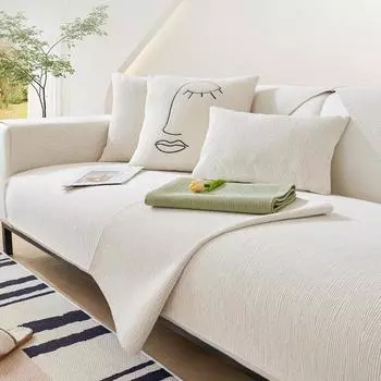 Подушка для дивана Four Seasons, универсальная простая нескользящая однотонная свежая подушка из синели, спинка, чехол для дивана, чехол 70*70cm