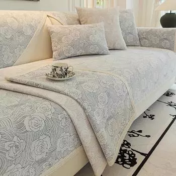 Подушка для дивана Four Seasons Универсальная высококачественная нескользящая грязеотталкивающая подушка из синели, комбинированная ткань для чехла на диван 70*70cm