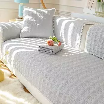 Подушка для дивана Four Seasons Универсальная простая и современная ткань Craft Living Room Light Luxury Нескользящая подушка для сиденья Чехол для дивана Чехол утолщенный 70*70cm