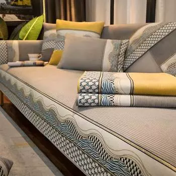 Подушка для дивана Four Seasons, универсальная простая современная подушка для дивана, нескользящий чехол, чехол для подушки сиденья, ткань, спинка, полотенце 70*70cm