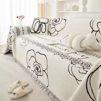 Подушка для дивана Four Seasons, универсальное полотенце для дивана, полубархатный чехол для дивана, универсальный универсальный чехол для дивана, тканевое одеяло 180X130