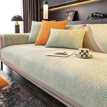 Подушка для дивана Four Seasons, универсальный нескользящий высококачественный чехол для дивана, скандинавская простая подушка, легкая роскошная ткань, полотенце 70x70cm