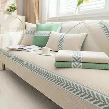 Подушка для дивана Four Seasons Универсальный нескользящий чехол для дивана Вельветовый чехол для подушки Спинка для полотенца 70*70cm