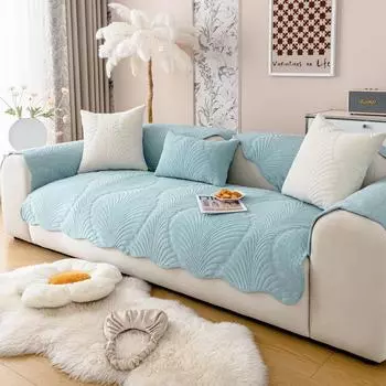 Подушка для дивана Four Seasons, универсальный не скатывающийся, нескользящий чехол для дивана, универсальный чехол для подушки из синели, ткань 70*70cm