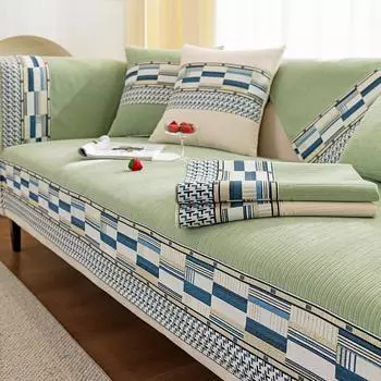 Подушка для дивана Four Seasons, универсальный простой современный нескользящий чехол для подушки сиденья, универсальный универсальный чехол, чехол для сиденья, утолщенное полотенце 70*70cm