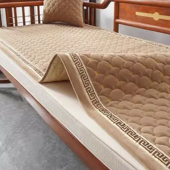 Подушка для дивана Four Seasons, универсальный чехол для дивана в китайском стиле, подушка для кровати Arhat, кожаная подушка из цельного дерева, нескользящая ткань из палисандра 50*50cm