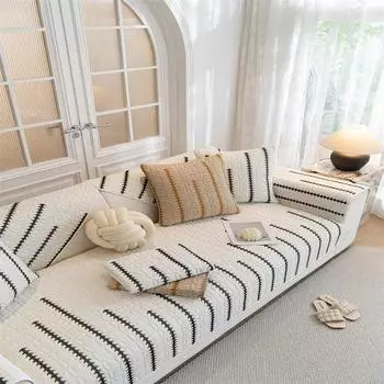 Подушка для дивана Four Seasons, универсальный нескользящий чехол для подушки, простой тканевый чехол Advanced Sense, однотонный чехол для дивана, полотенце на спинку 45x45cm pillowcase