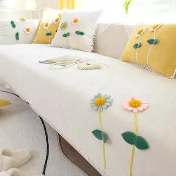 Подушка для дивана Fresh Four Seasons Universal Non-Slip Seat Cover Korean Style Sofa Slip Cover Cover To Towels 70*70cm