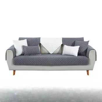 Подушка для дивана Хлопковый чехол для дивана Подушка для дивана Нескользящая подушка Чехол для дивана на заказ Полностью завернутый чехол 70*70