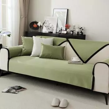 Подушка для дивана Ice Silk, летняя подушка для сиденья, летний чехол для дивана, классная подушка, нескользящая подушка, однотонный цвет 70*70cm