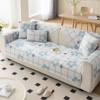 Подушка для дивана Ice Silk, летняя подушка для сиденья, летняя нескользящая подушка для дивана в пасторальном стиле, классная подушка для летнего дивана 70*70cm