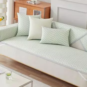 Подушка для дивана Ice Silk, летняя, простая, противоскользящая, новая, крутая, чехол для подушки сиденья, ткань 60*60cm