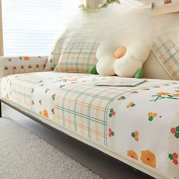 Подушка для дивана Ins Style High Sense Anti-Slip Summer Sleeping Mat Подушка Чехол для дивана Ткань 70*70cm