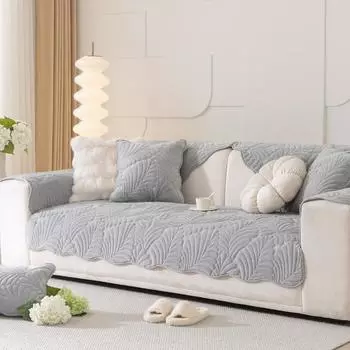 Подушка для дивана из бархата Four Seasons General Fabrics, нескользящая, простая, современная, прямой ряд, кожаная наволочка для дивана, покрывало для спинки 70*70cm