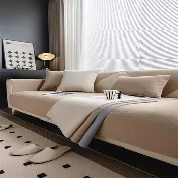 Подушка для дивана из бархата, зимняя плюшевая утолщенная нескользящая подушка, роскошный кожаный чехол для дивана с вышивкой, чехол для спинки, ткань 70x70cm