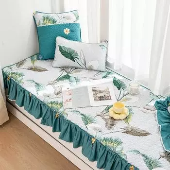 Подушка для дивана из чистого хлопка, четырехсезонный нескользящий чехол для дивана, простой и универсальный, подушка для эркера, чехол для сиденья, тканевое полотенце 70*150cm